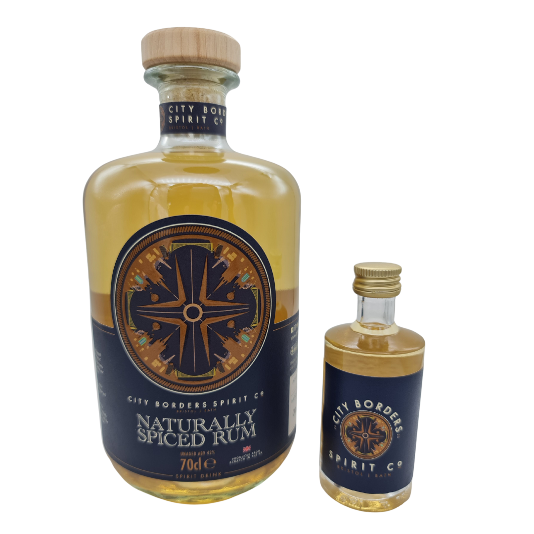 5cl City Borders Spiced Rum 42%abv
