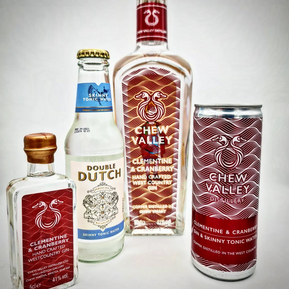 Clementine & Cranberry Gin and Tonic Ready to Drink Can 250ml 7.5 abv