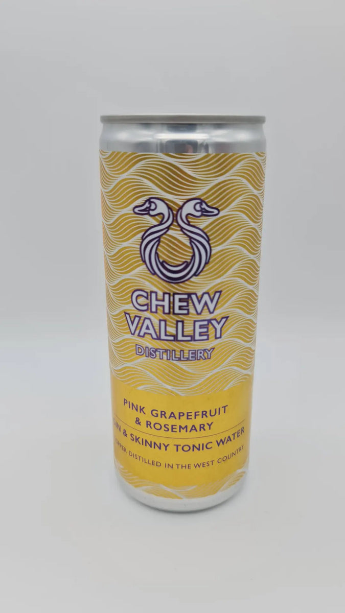 Pink Grapefruit & Rosemary Gin and Tonic Ready to drink Can 250ml 7.5