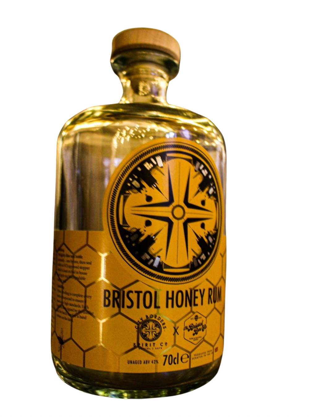 City Borders Honey Rum 70cl 42% abv
