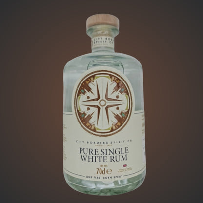 City Borders Pure Single White Rum 70cl 43%