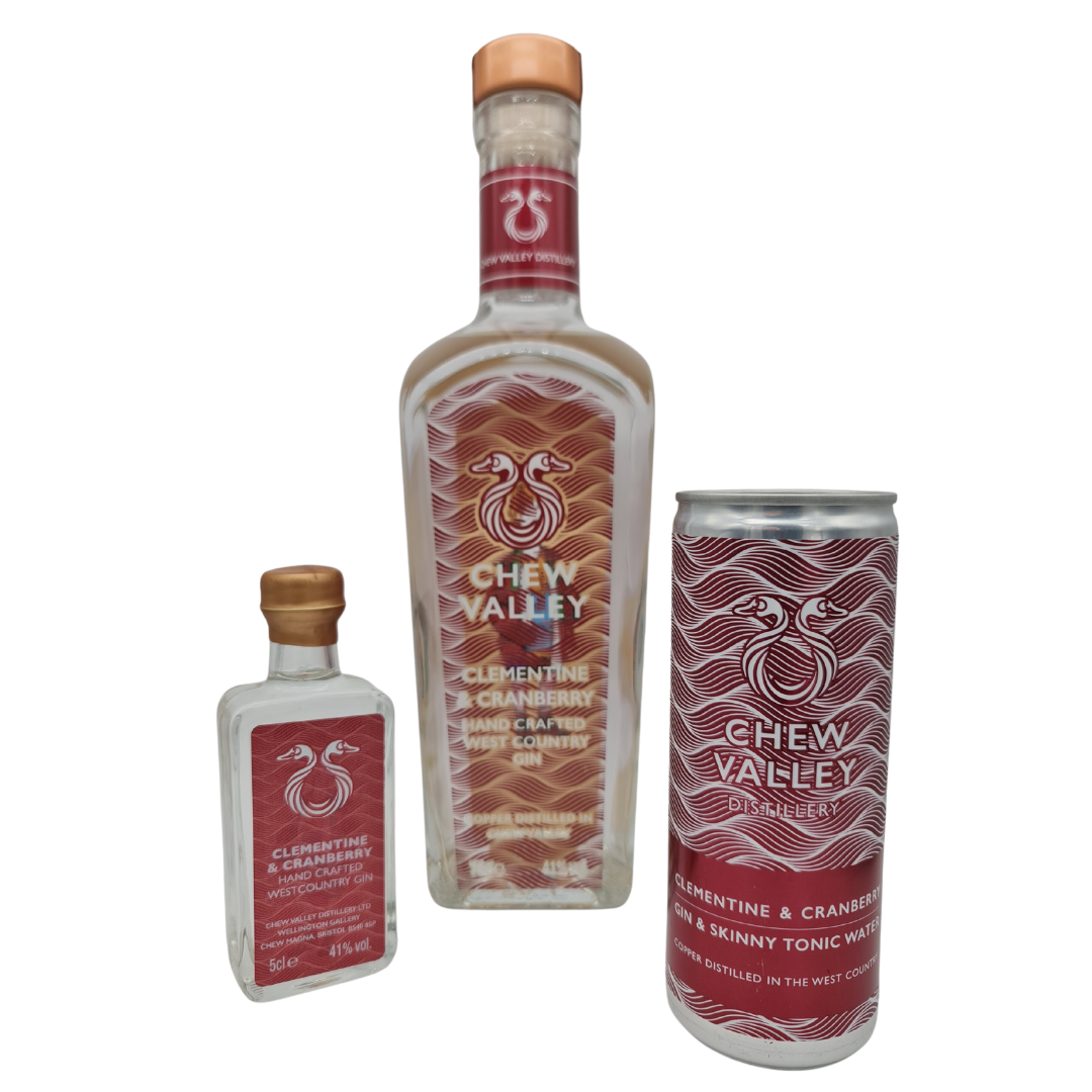 Clementine & Cranberry Gin and Tonic Ready to Drink Can 250ml 7.5% abv