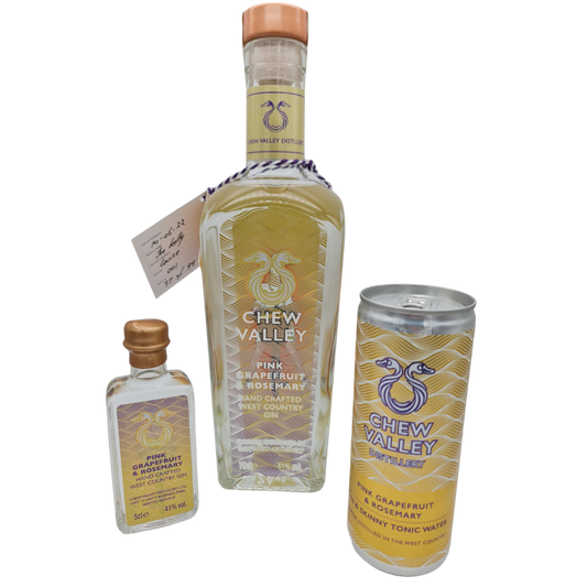 Pink Grapefruit & Rosemary Gin and Tonic Ready to drink Can 250ml 7.5%abv