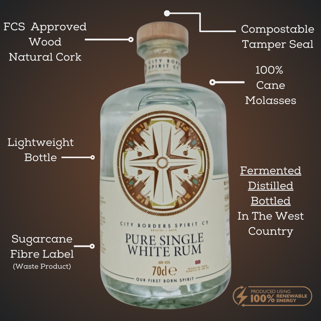 5cl City Borders Pure White Rum
