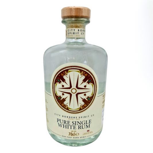 City Borders Pure Single White Rum 70cl 43%